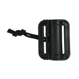 Duraflex Quick Release Buckle / Tubes V2 - Single Slot Black/Coyote 38mm