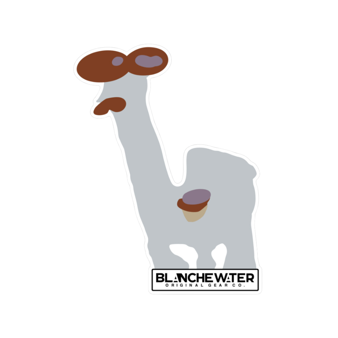 Blanchewater Gear Moustache Camel Sticker