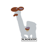 Blanchewater Gear Moustache Camel Sticker