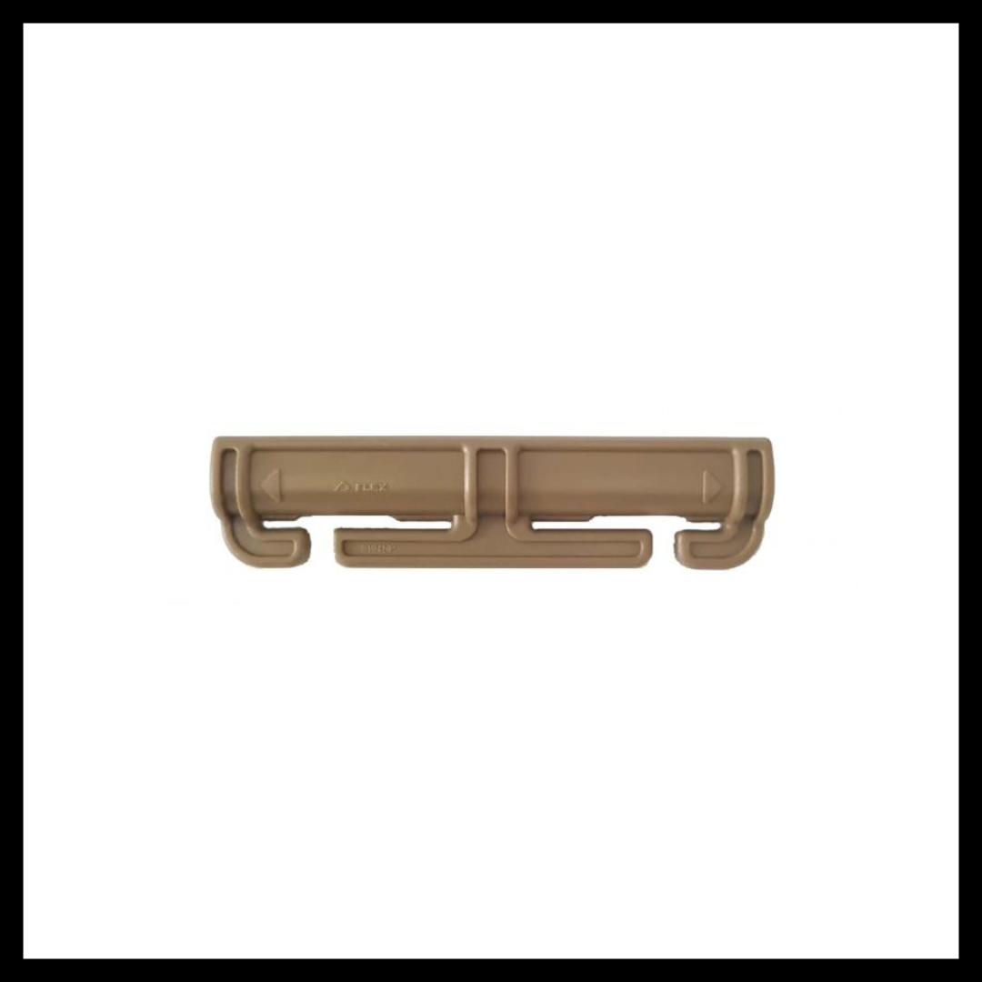 Duraflex Quick Attach Split Bar QR Buckle / Tubes V2 - Double Slot Female Only (Coyote Brown IR)